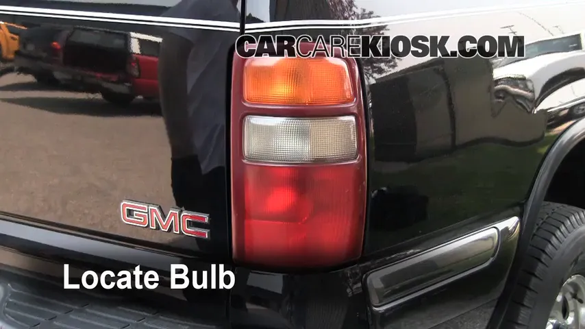 2002 GMC Yukon XL 2500 SLT 8.1L V8 Luces Luz de reversa (reemplazar foco)
